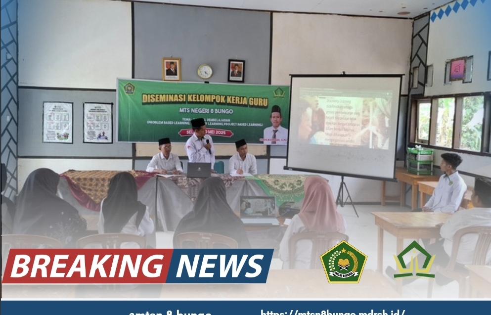 DISEMINASI KELOMPOK KERJA GURU OLEH BAPAK KUSNADI,S.Pd
