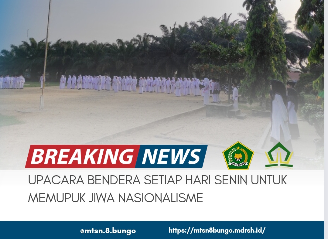 UPACARA HARI SENIN UNTUK MEMUPUK JIWA NASIONALISME 