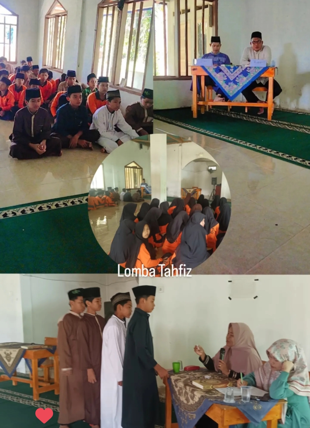 MTs NEGERI 8 BUNGO LAKSANAKAN LOMBA TAHFIZ DALAM RANGKA CLASSMEETING BIDANG AGAMA