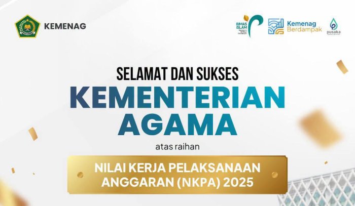 Kementerian Agama Raih Nilai NKPA 96,96, MTsN 8 Bungo Turut Bangga atas Prestasi Nasiona Kementerian Agama Raih Nilai NKPA 96,96, MTsN 8 Bungo Turut Bangga atas Prestasi Nasiona