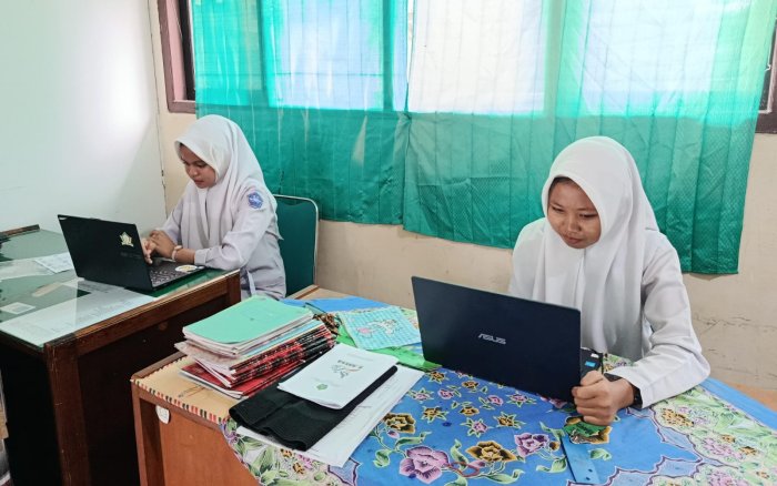 Judul: Simulasi TKA MTsN 8 Bungo Berjalan Lancar dan Sukses, Siswa Siap Hadapi Ujian Sesungguhnya