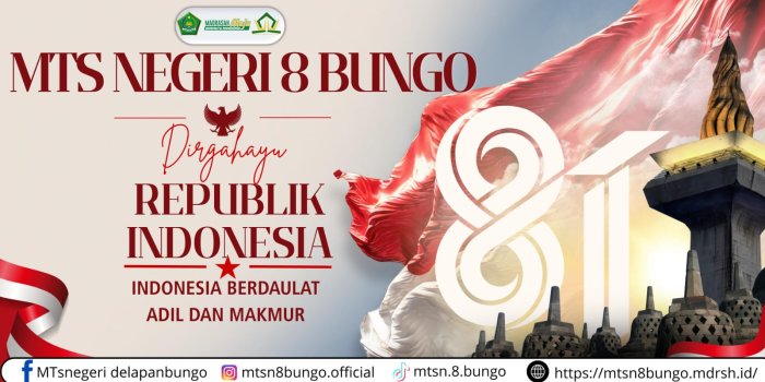 Pramuka MTsN 8 Bungo Ucapkan Selamat Hari Pramuka ke-65, Semangat Mengabdi untuk Generasi Muda Pramuka MTsN 8 Bungo Ucapkan Selamat Hari Pramuka ke-65, Semangat Mengabdi untuk Generasi Muda