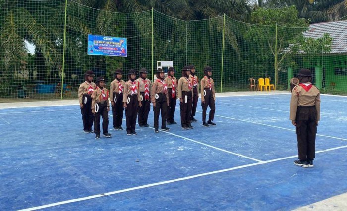 Semangat Disiplin dan Kekompakan Warnai Lomba LKBB PORSEKA II MTsN 8 Bungo Tahun 2026