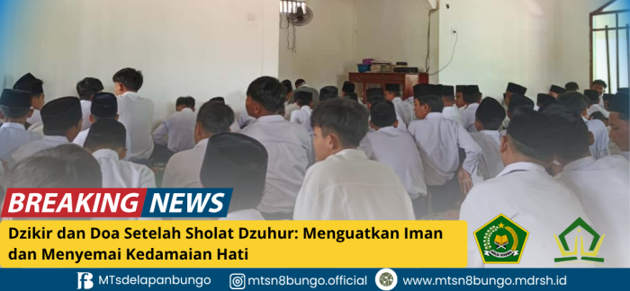 Dzikir dan Doa Setelah Sholat Dzuhur: Menguatkan Iman dan Menyemai Kedamaian Hati