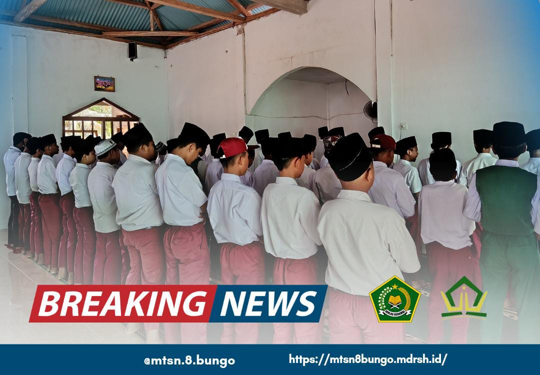 Pembiasaan Positif: Calon Peserta Didik Baru MTsN 8 Bungo Laksanakan Sholat Dzuhur Berjamaah