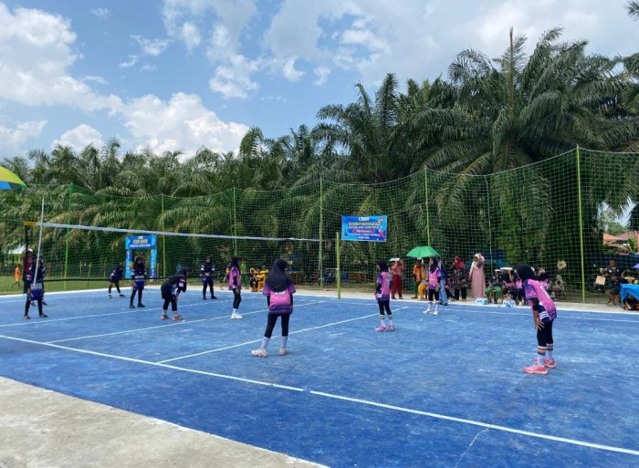 Semangat Sportivitas Warnai Lomba Voli Putri PORSEKA II MTsN 8 Bungo Tahun 2026