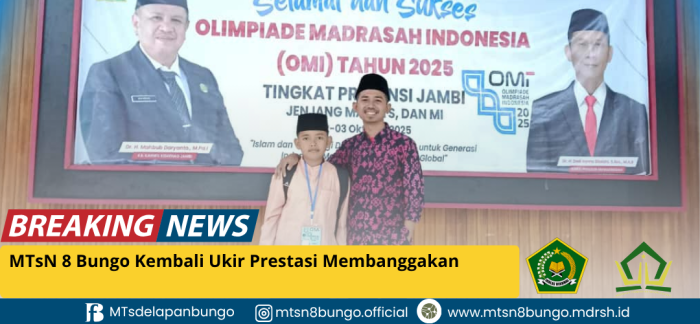 MTsN 8 Bungo Kembali Ukir Prestasi Membanggakan
