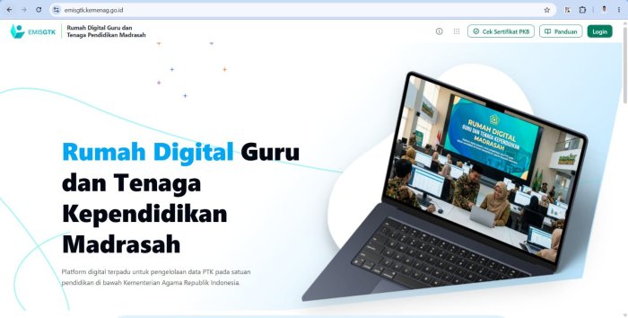 EMIS GTK Resmi Beralih ke Rumah Digital Guru dan Tenaga Kependidikan Madrasah, diminta Menggunakan Alamat Baru EMIS GTK Resmi Beralih ke Rumah Digital Guru dan Tenaga Kependidikan Madrasah, diminta Menggunakan Alamat Baru