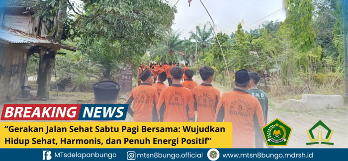 Gerakan Jalan Sehat Sabtu Pagi Bersama: Wujudkan Hidup Sehat, Harmonis, dan Penuh Energi Positif