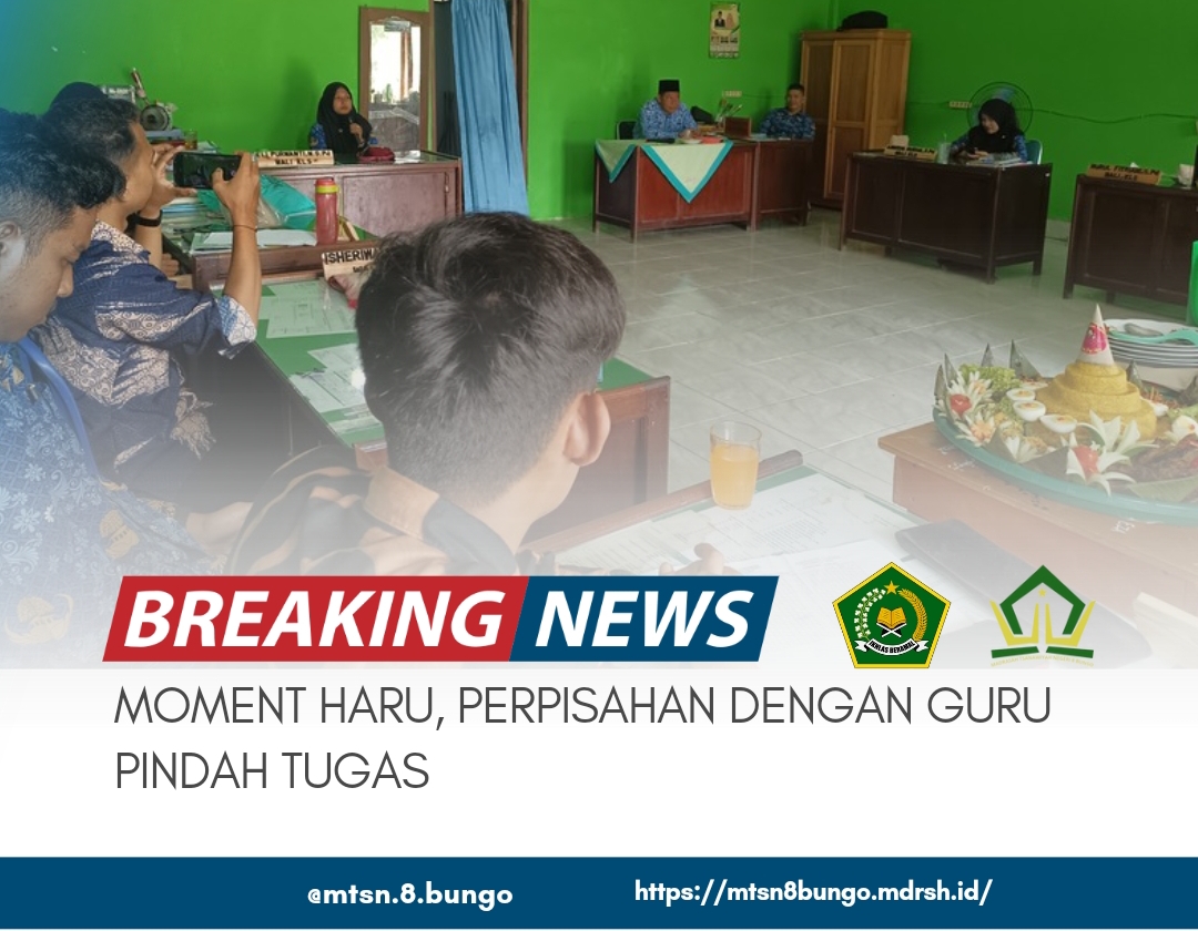 MOMEN HARU, PERPISAHAN DENGAN GURU PINDAH TUGAS 