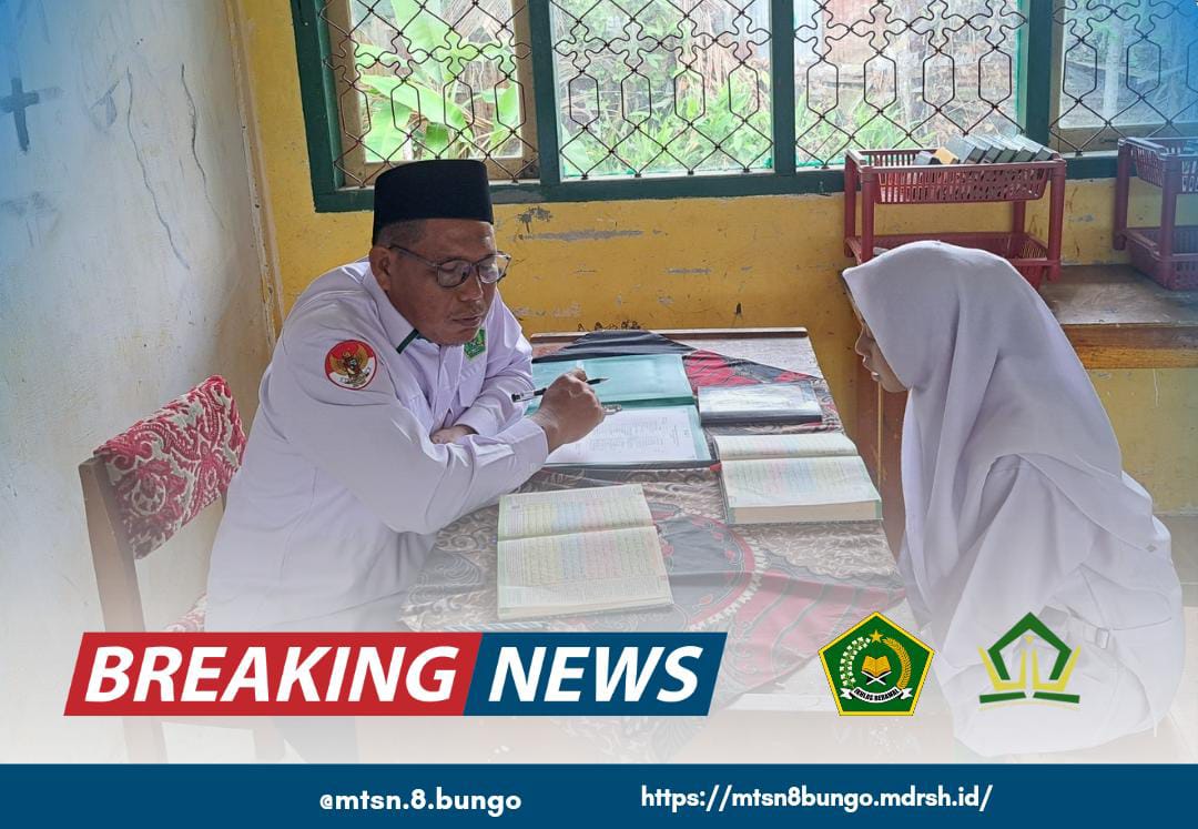 KEGIATAN PRETEST CALON PESERTA DIDIK BARU MTsN 8 BUNGO TAHUN PELAJARAN 2025/2026 BERLANGSUNG LANCAR DAN ANTUSIAS