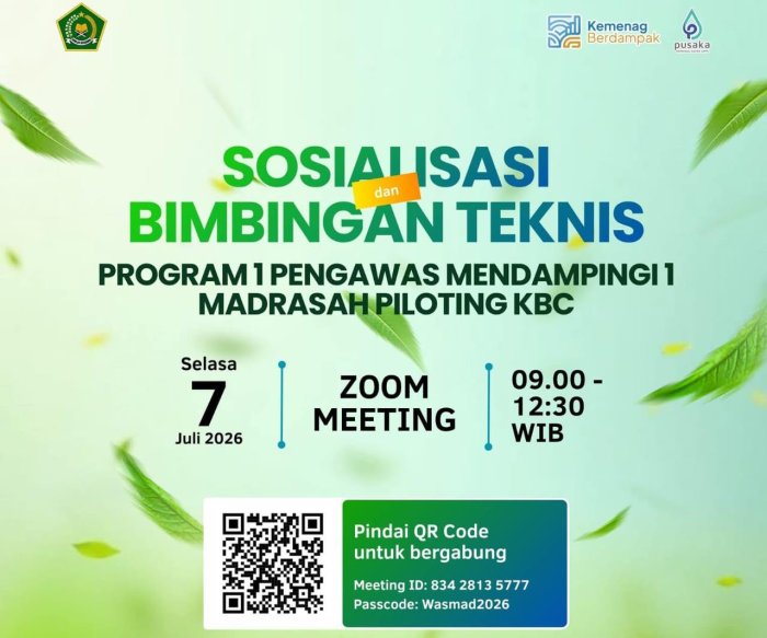 Persiapan Tingkatkan Mutu Madrasah, MTsN 8 Bungo Siap Ikuti Sosialisasi dan Bimbingan Teknis Program Piloting KBC Persiapan Tingkatkan Mutu Madrasah, MTsN 8 Bungo Siap Ikuti Sosialisasi dan Bimbingan Teknis Program Piloting KBC