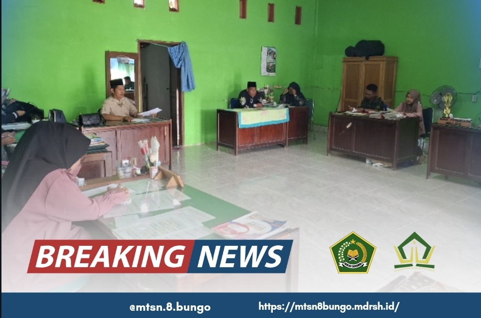 MTSN 8 BUNGO ADAKAN RAPAT PERSIAPAN HAFLATUL WADA 