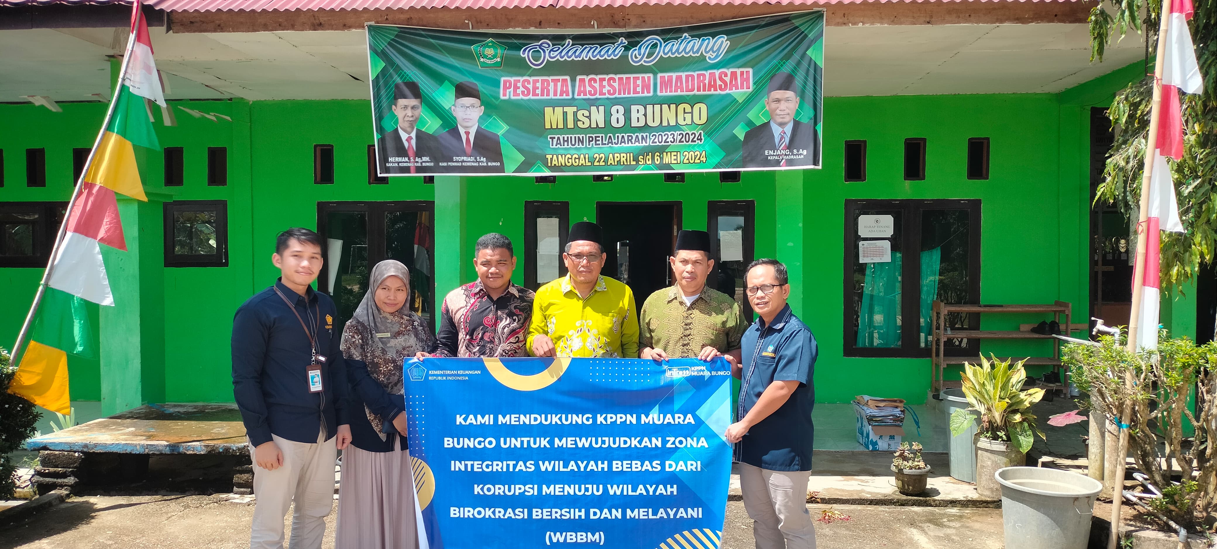 KPPN MUARA BUNGO LAKUKAN KUNJUNGAN KERJA KE MTSN 8 BUNGO 
