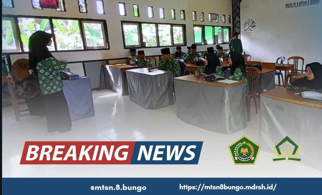 PRAKTIK SHOLAT JENAZAH: MENJADI  UJIAN AKHIR KELAS 9 DI MTSN 8 BUNGO