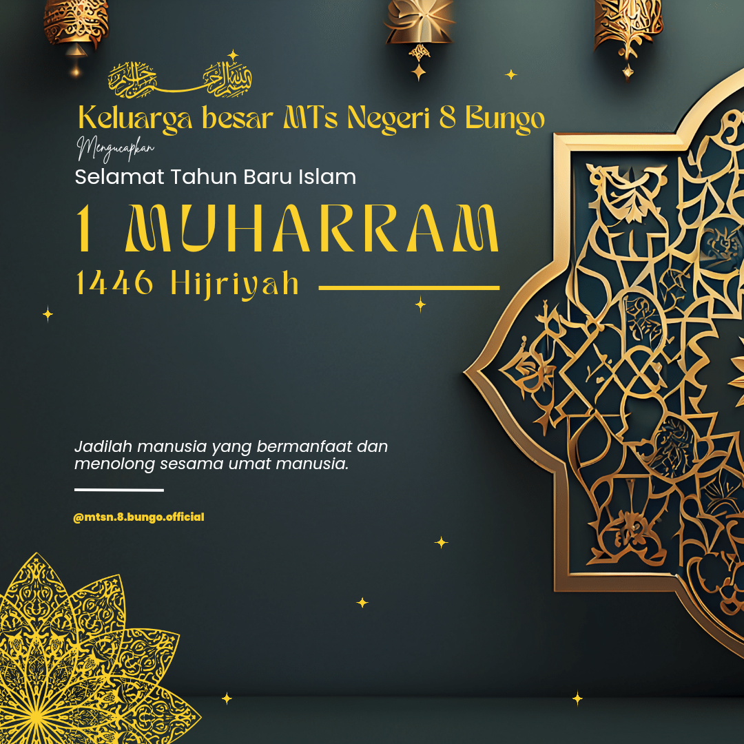 MTSN 8 BUNGO MENGUCAPKAN 