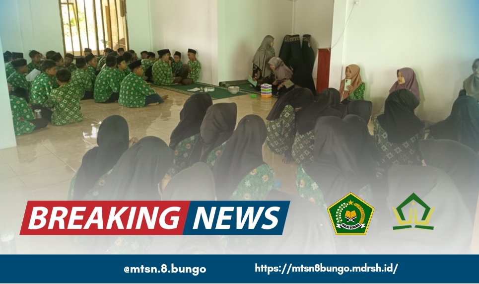 SAMBUT RAMADHAN: MTSN 8 BUNGO ADAKAN TAUSIYAH DAN MAKAN BERSAMA