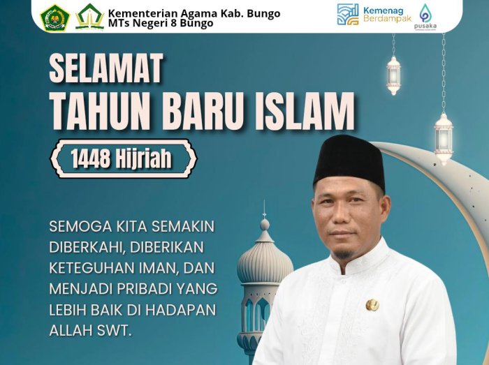 MTsN 8 Bungo Sambut Tahun Baru Islam 1448 Hijriah: Momentum Hijrah Menuju Madrasah yang Berkarakter dan Berprestasi