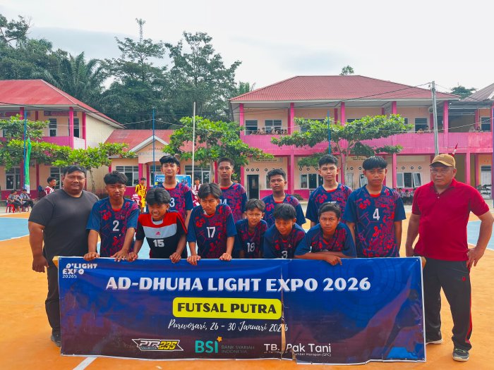 Semangat Juang Tim Futsal MTsN 8 Bungo di Ajang Ad Dhuha Light Expo 2026