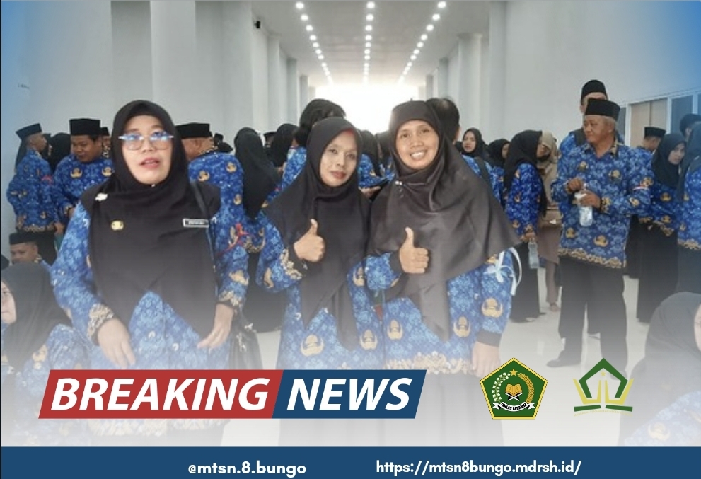 Dua Guru MTsN 8 Bungo Dilantik Sebagai ASN PPPK Kementerian Agama RI