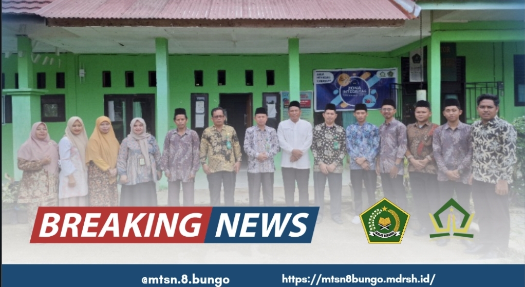 Tim Kemenag Kabupaten Bungo Lakukan Sidak Hari Pertama di MTsN 8 Bungo