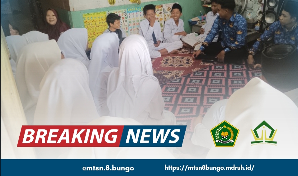 AKSI SOLIDARITAS SISWA SISWI MTSN 8 BUNGO TERHADAP REKAN KELAS YANG SEDANG SAKIT