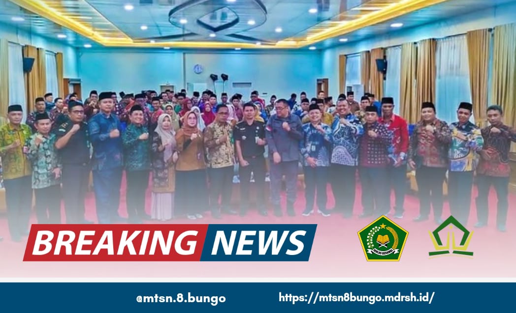 KEPALA MADRASAH TSANAWIYAH NEGERI 8 BUNGO HADIRI RAPAT KOORDINASI BIDANG PENDIDIKAN MADRASAH DAN KKM PROVINSI JAMBI